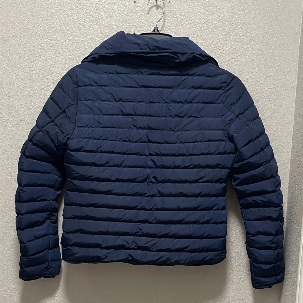 HONEY FUNNEL NECK QUILTED JACKET IN MAZARINE BLUE - TOKYO LAUNDRY - Picture 8 of 11